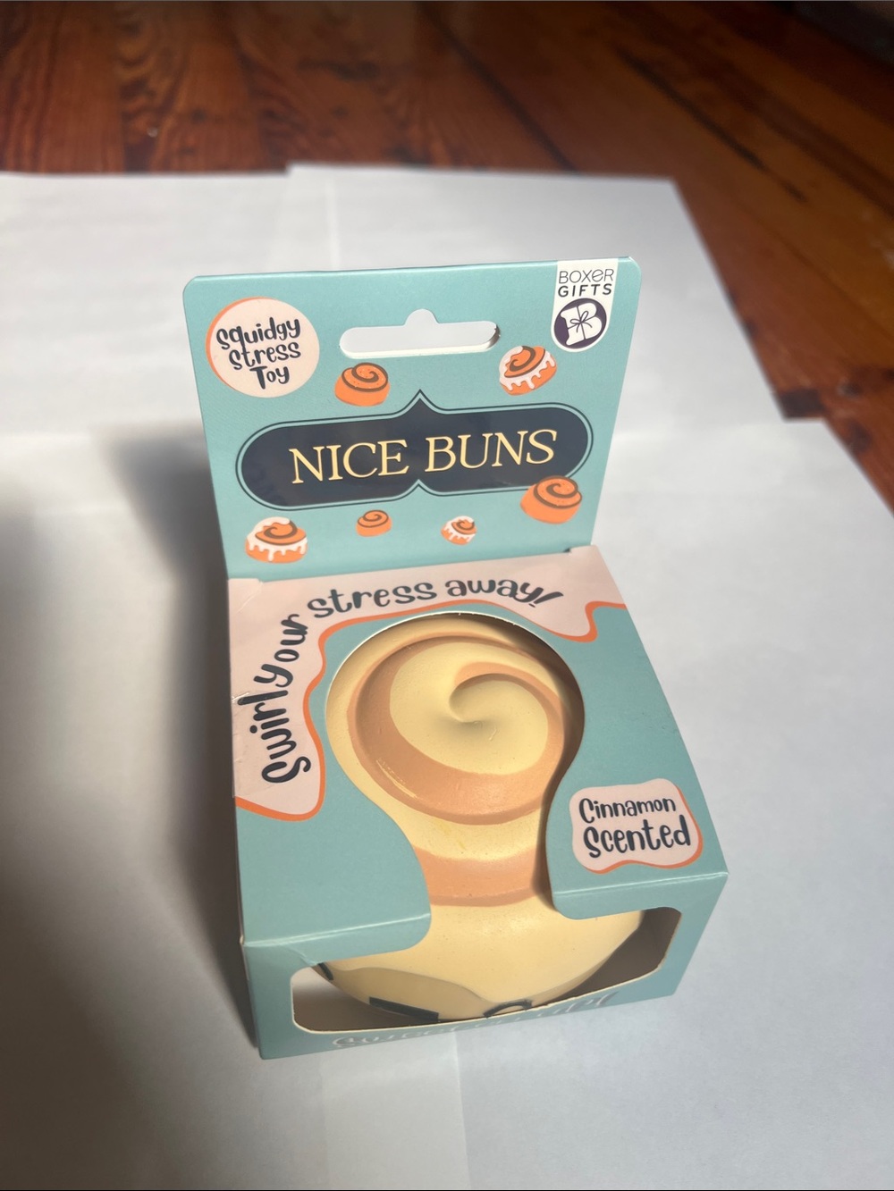 Nice bun squishy stress toy cinnamon scented